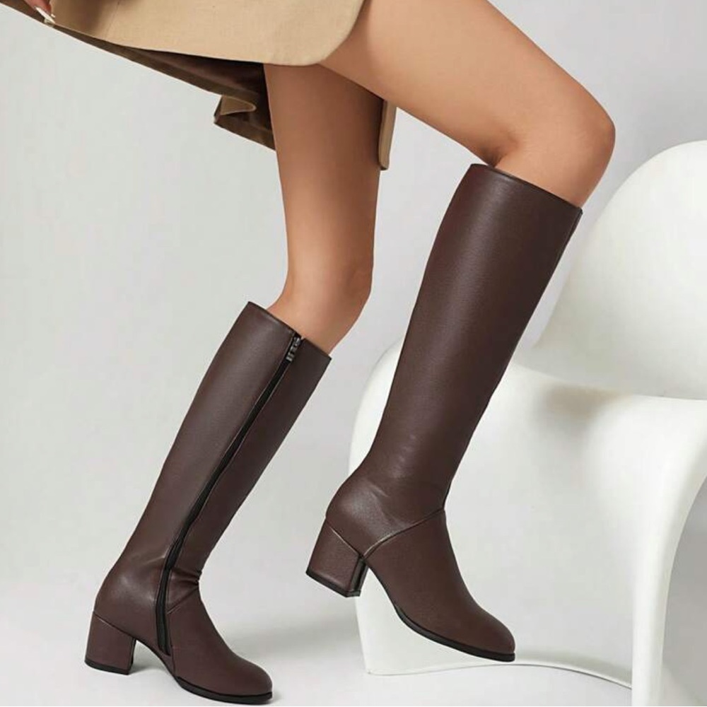 Shein Brown High Boots